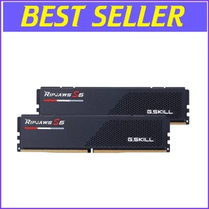 Lightweight 32GB DDR5 U-DIMM Memory Kit, 6000MT/s, Intel XMP, Matte Black - Picture 1 of 8