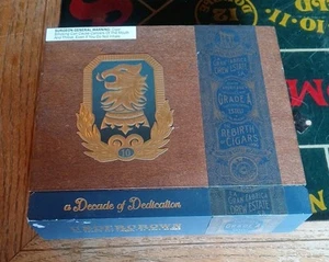 DREW ESTATE UNDERCROWN A DECADE OF DEDICATION "ALL DEKK'D OUT" WOODEN CIGAR BOX - Picture 1 of 5