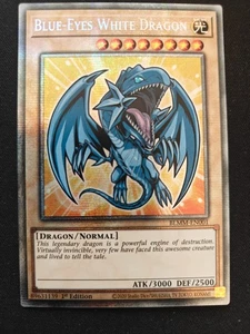 Yugioh Trading Card, Starlight Rare Blue-Eyes White Dragon (BLMM-EN001). - Picture 1 of 1
