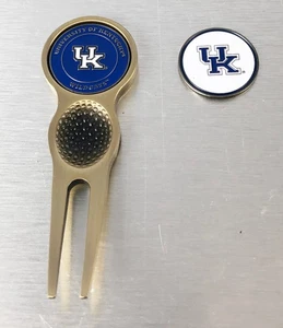 Collegiate NCAA Golf Divot Repair Tool Ballmark Bronze Kentucky Wildcats - Picture 1 of 1