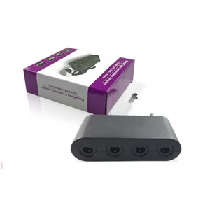 For Wii U/Switch or PC 4-Port Video Game Handle Converter USB Controller Adapter - Picture 1 of 6