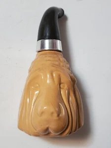 Avon Bloodhound Dog Pipe Bottle Wild Country After Shave Empty Vintage 1970’s - Bild 1 von 5