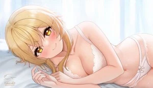Anime lumine fukuro genshin impact fanart from Stitched Gaming Mat Desk - Picture 1 of 1