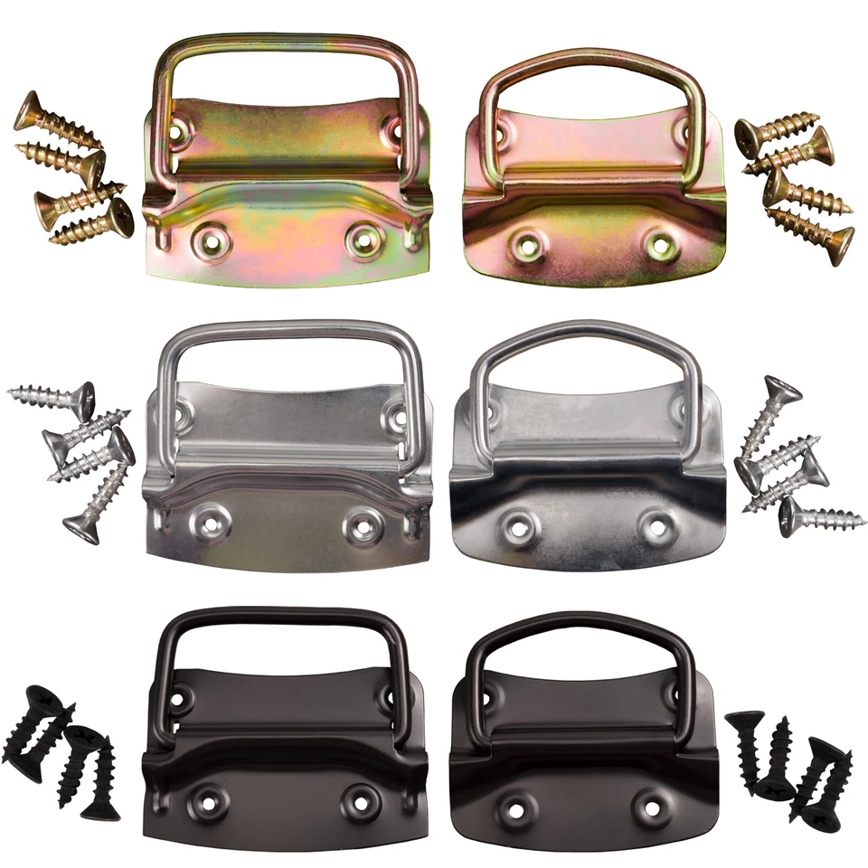 Kistengriff Tragegriff Klappgriff Boxengriff Einlasskistengriff verzinkt Kiste - Bild 1 von 4