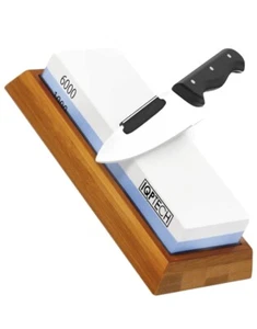 Knife Sharpening Stone - Whetstone Set - Resharpen All Your Blades - Picture 1 of 7