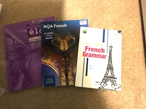 FRENCH GRAMMAR BOOKS JOB LOT PLUS PARTLY USED EXTRA GRAMMAR BOOK - Picture 1 of 5