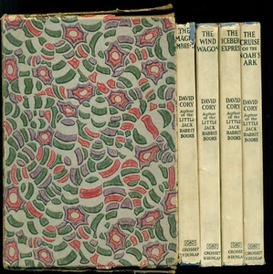 Little Journeys to Happyland -- four books by David Cory -- 1920s -- boxed set - Picture 1 of 5