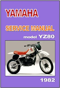 YAMAHA Workshop Manual YZ80 J 1982 Maintenance Service & Repair YZ80J - Picture 1 of 4