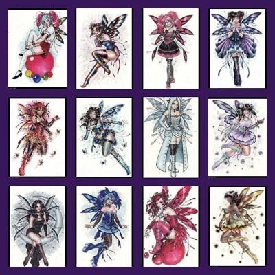 GLITTER SPARKLE HADA IMPERMEABLE TATUAJE TEMPORAL PARA MUJER NIÑA PEGATINA CORPORAL Foto 1 de 2