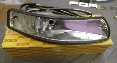 Conjunto de carcasa señal de giro Bosch lado pasajero Porsche LWB 911 1969-73 NUEVO DE LOTE ORIGINAL Foto 1 de 4