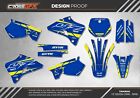 Yamaha Complete Dirt Bike Graphics Kit For Yz Yzf Wrf Pw 50 65 85 125 250 450