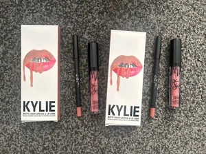 2 Pack Of Kylie Cosmetics Matte Lip Kit - lipstick and Lip Liner Shade Candy K