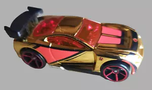 Hot Wheels Power Rage 2007 cromo dorado #161 coche misterioso suelto diecast rojo Oh5 - Imagen 1 de 15