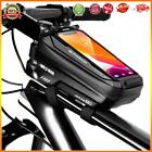 WILD MAN Bicycle Touch Screen Bag Waterproof Tube Hard Shell Case (Black)