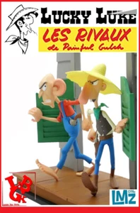 LUCKY LUKE Les Rivaux de Painful Gulch 200Ex Statue LMZ Résine Figure # Neuf # - Imagen 1 de 10