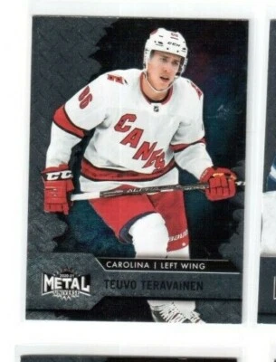 2020-21 Skybox Metal Universe Base Card #68 Teuvo Teravainen Carolina Hurricanes - Image 1 of 2