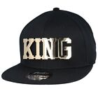 King Cap Metal Snapback Men' Ladies Gold Baseball Cap Hat Hip-Hop Adjustable Cap