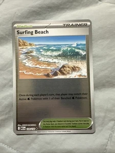 Pokemon TCG - Mega Evolution (MEG EN) Surfing Beach - #129/132 Reverse Holo - Picture 1 of 2