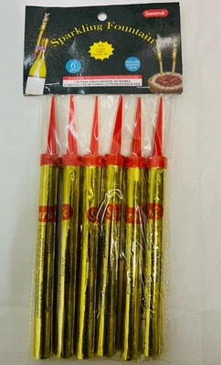 Gold Sparkler Pack of 6   - image 1 of 2