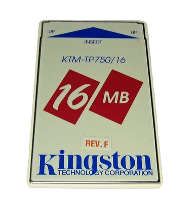 Genuine 16 MB Kingston KTM-TP750/16 Proprietary DRAM Memory Card - Image 1 of 3