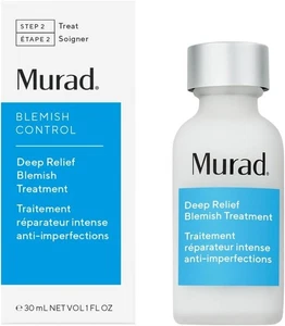 Murad Deep Relief Blemish Treatment, 2% Salicylic Acid Serum, 30ml, New, Boxed - Picture 1 of 11