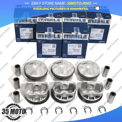 6X Anillos de pistones STD Φ84mm para BMW N55B30A F20 F10 F30 F80 M135i M235i X3 X5 X6 Foto 1 de 4