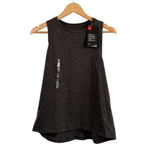 Camiseta sin mangas deportiva Under Armour UA Flow para mujer pequeña gris carbón - totalmente nueva - Imagen 1 de 6