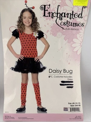 Vestido Daisy Bug Niñas Ladybug Disfraz Niñas Lg 10-12 Solo “SOLO VESTIDO” Pierna Avenu Foto 1 de 4