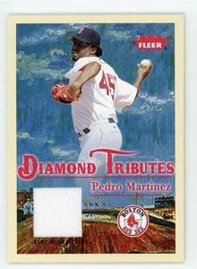 JERSEY USADA JUEGO TRIBUTO FLEER DIAMANTE PEDRO MARTINEZ 2005 - Imagen 1 de 1