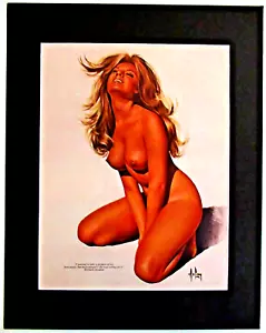 *** SEXY / PIN-UP ART *** (ASLAN) ~ (11" X 14") ~ *** NERO OPACO *** #34 - Foto 1 di 12