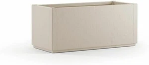 Vaso Starwax 80 cm Rettangolare - Fioriera Ethica Gesso Stefanplast - Foto 1 di 2