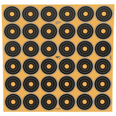 Allen Company EZ AIM Adhesivo Bullseye Target Hojas 1 Pulgada Paquete de 12 para Disparar Foto 1 de 2