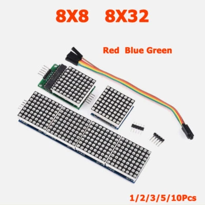  8X8 8X32 MAX7219 Dot Matrix Display Module LED Dot Digital Tube Display Module - Image 1 of 4