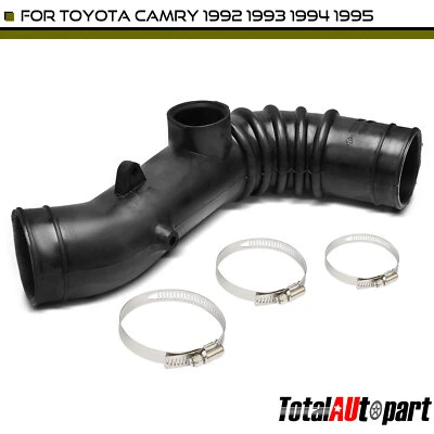 Engine Air Cleaner Intake Hose for Toyota Camry 1992-1995 I4 2.2L Black 696-700 - Image 1 of 4