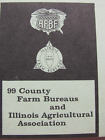 Livre de notes de poche vintage Illinois Farm Bureau & Agricultural Association