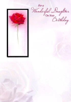 SPECIAL THOUGHTS Fore A Wonderful Daughter - Birthday Greeting Card - 1240C