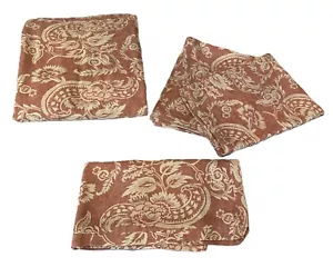 Pottery Barn ALESSANDRA Duvet Cover Terracotta Full/Queen + 3 Shams READ - Picture 1 of 24