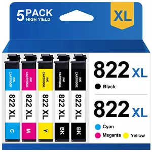 822XL T882XL Ink Cartridge For Epson WorkForce Pro WF-3823 WF-4820 WF-4830 Lot - Picture 1 of 10