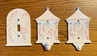LOT OF THREE (3) Vintage Gazebo by Shafford 1986 Wall Light Switch Plates