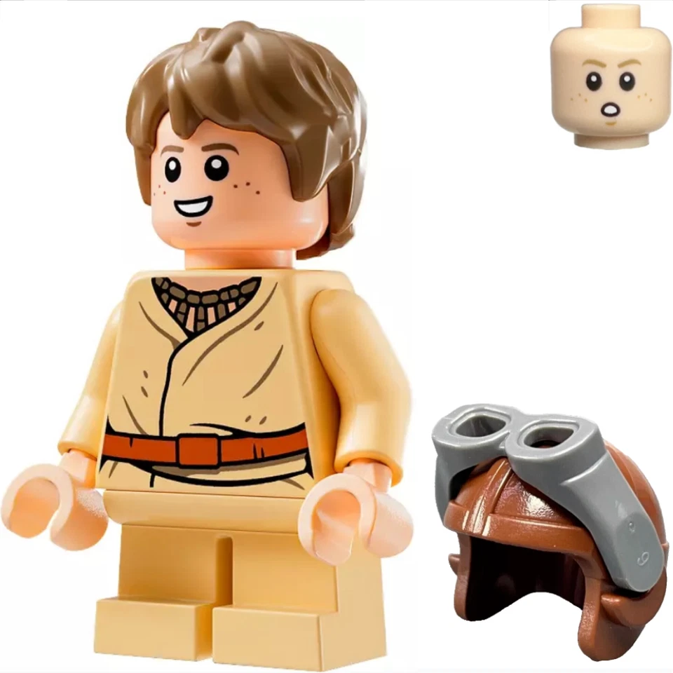 LEGO Star Wars Joven Anakin Skywalker Minifigura Niño Podracer Piloto 75383 NUEVO Foto 1 de 1