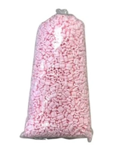 Embalaje Cacahuetes 1.5 pies cúbicos - 1 Bolsa Rosa Antiestática Palomitas de Maíz Envío Gratis - Imagen 1 de 3