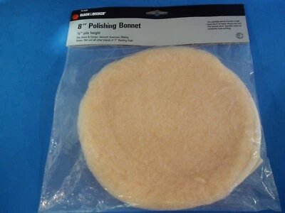 BLACK & DECKER 8" CAPÓ PULIDO Y PULIDO HECHO EN EE. UU. 74-650 PILA 3/4" Foto 1 de 2