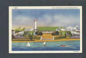 Tarjeta postal Feria Mundial Chicago Siglo de Progreso Salón de la Ciencia 1933 No---- - Imagen 1 de 1