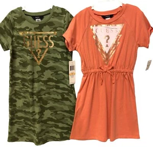 JUEGOS DE DOS VESTIDOS GUESS PARA NIÑAS TALLA 6 X NUEVO CON ETIQUETA - Imagen 1 de 6