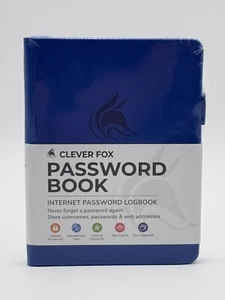 Clever Fox Password Book with tabs. Internet Address and Password Organizer Log - Picture 1 of 5