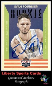 2013-14 Panini Evan Fournier #162 Authentic Autographed Card Denver Nuggets - Picture 1 of 2