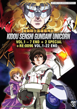 DVD Mobile Suit Gundam Unicorn Vol.1-7END+2 Special+RE:0096 Vol.1-22END Eng Dub