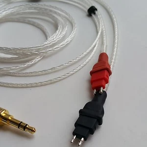 1x 3,5 mm mini audio 8N OCC cable plateado HD650 HD600 565 HD565  - Imagen 1 de 1