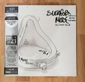 Sleaford Mods All That Glue HMV Centenary Edition Pink/Green Vinyl SEALED/NEW  - Picture 1 of 5