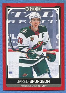 JARED SPURGEON 2021-22 OPC RED #310 MINNESOTA WILD